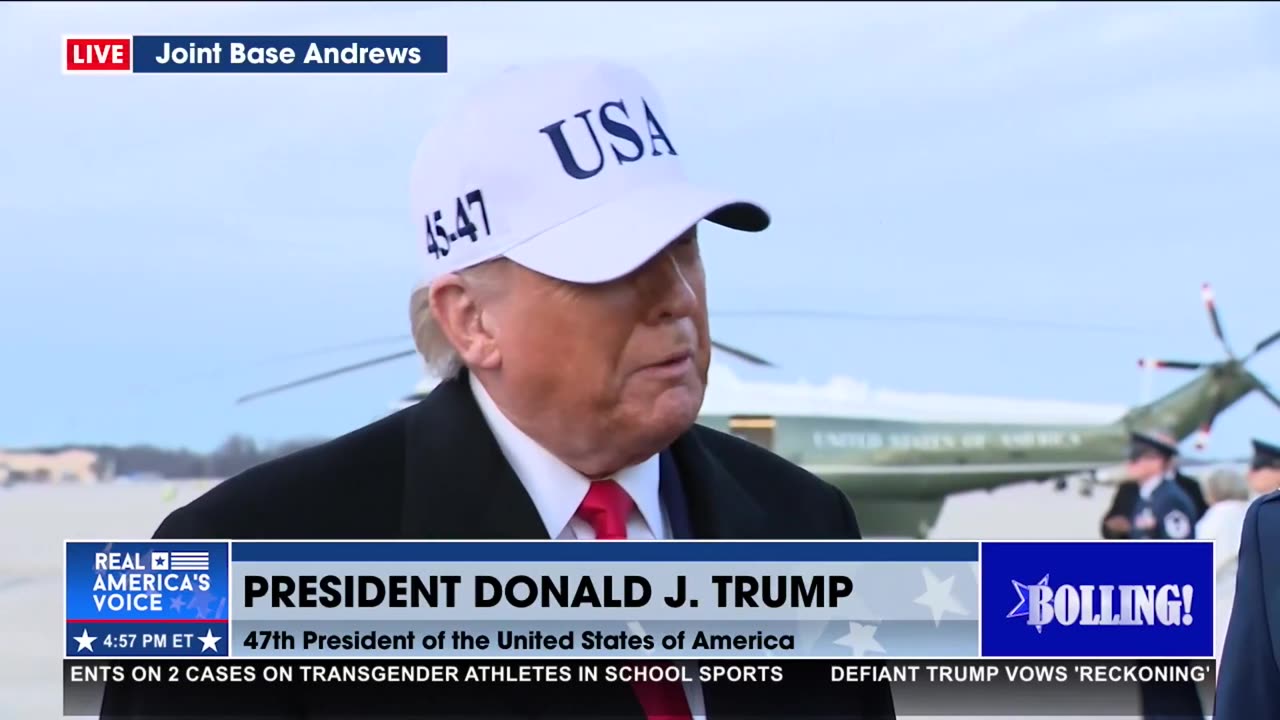 PRESIDENT TRUMP WANTS TO SEE “A LITTLE BIT OF FREEDOM” FOR THE PEOPLE OF IRAN