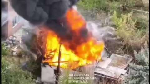Ukrainian Heavy Bomber Drone Takes Out Multiple Shelters and More(Heavy Metal Drops)