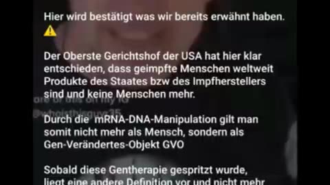 SCOTUS Confirms and rules that the CV-19 Vaxxed are "Non-Human"