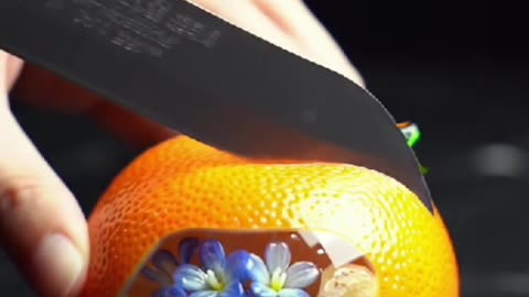 Cutting glass fruit#asmr #satisfying #asmrsounds #fruit #ai #aiartist #glass #shorts #shortvideo