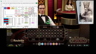 Roulette - 5 units, 23 minutes, 61.1% HR, 1 unit drawdown, to level 3, Tarot 50 BS, Hollandish MM