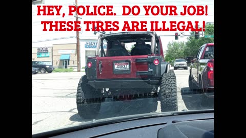 ILLEGALLY MODIFIED VEHICLES RUN FREE! WHERE ARE THE POLICE?