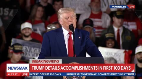 Trump details accomplishments in first 100 days