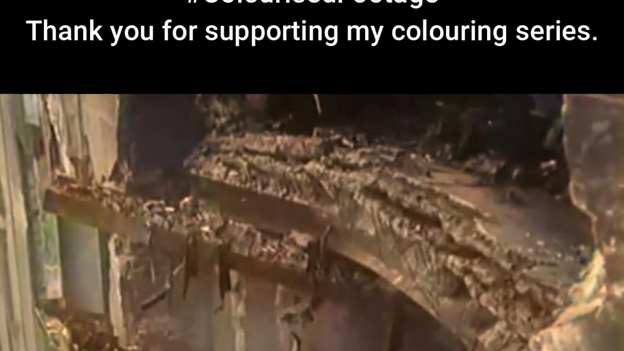 Bomber Collides with a Skyscraper #ColourisedHistory