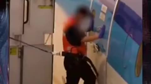 Airplane door vs. the Blue Origin door. Take your time