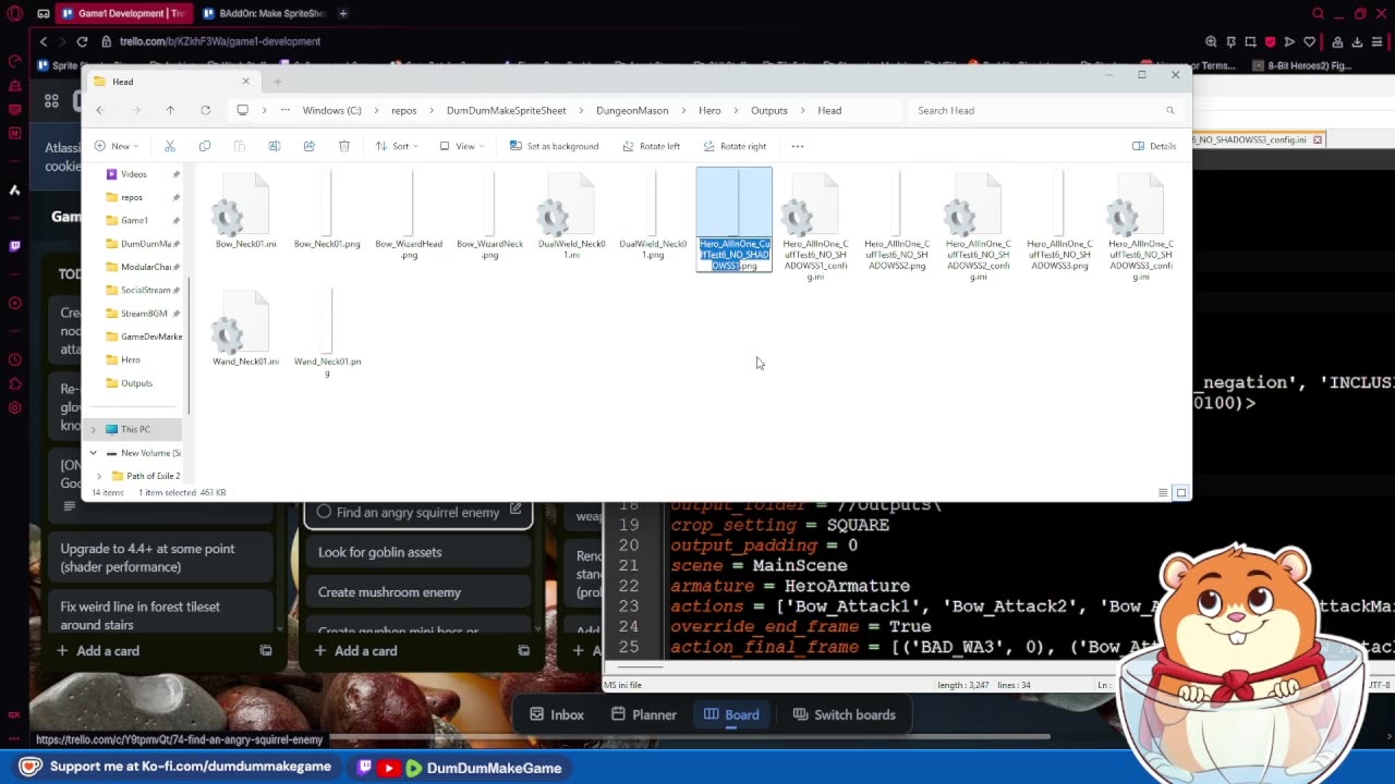 Dev Stream: Starting to Load New Assets Into Godot & Discovering Windows PowerToys!