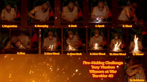 Prototype 210: Tony Vlachos wins Survivor 40 Fire-Making Challenge