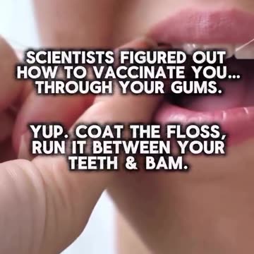 ALERT⚠️ Bill Gates Funded DENTAL FLOSS coated with mRNA Vaccine❗