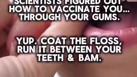 ALERT⚠️ Bill Gates Funded DENTAL FLOSS coated with mRNA Vaccine❗