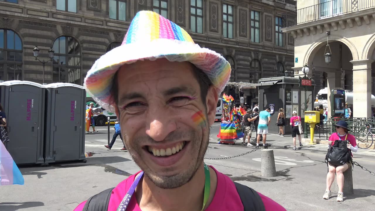 Paris France Gay LGBTQIA Pride Parade 28th June 2025 Part 1