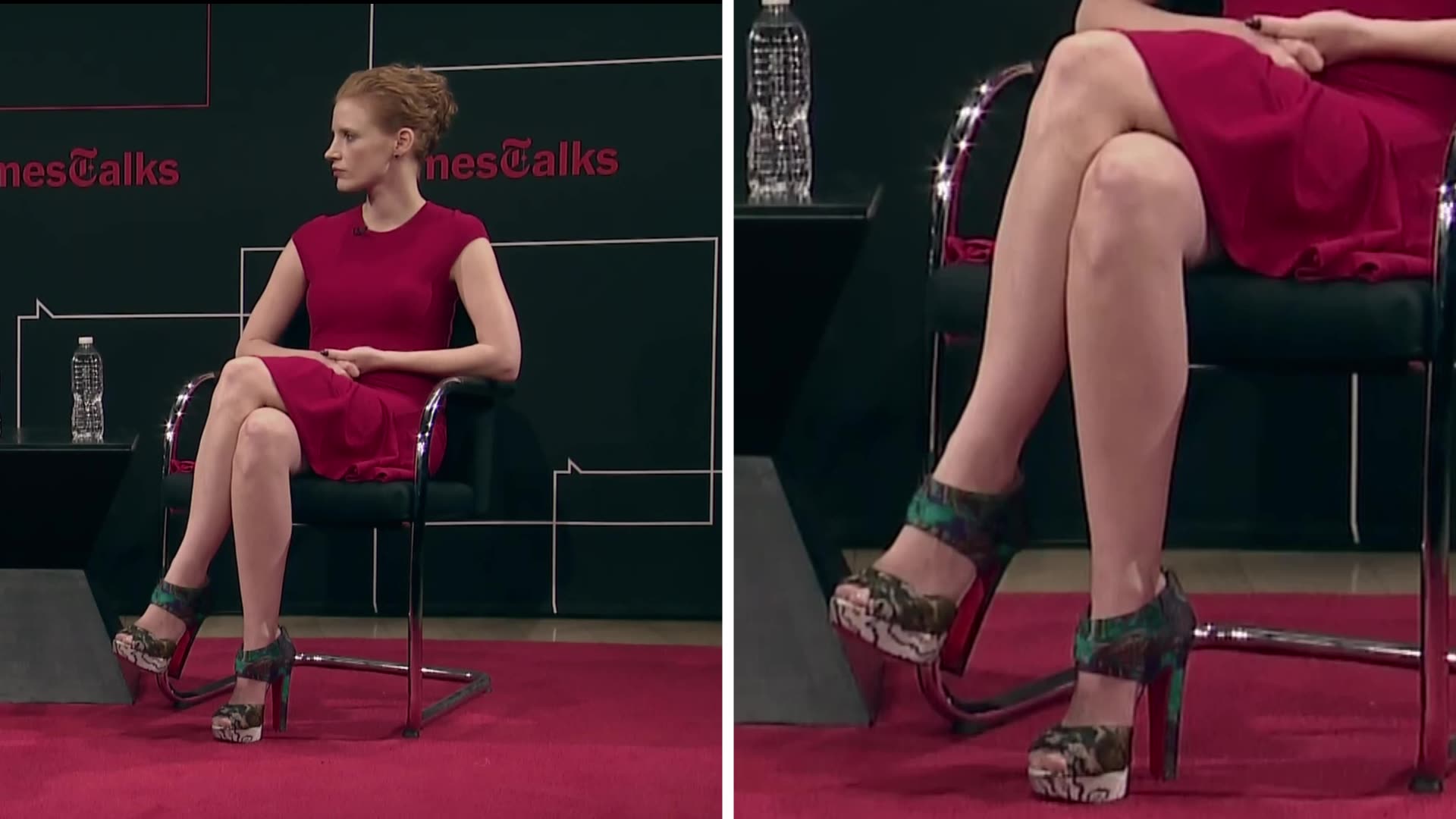 Jessica Chastains VIP Leg Show 7