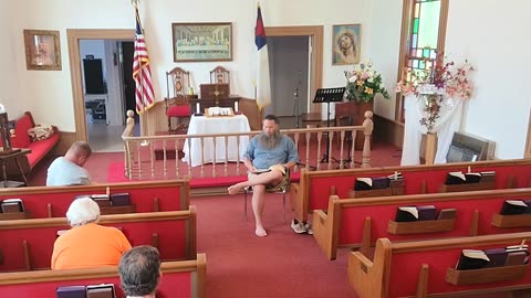 Vernon Chapel Bible Study (1 Cor. Ch.1-2 Not Of Us, But In Christ) led by Steven Dixon 5/7/2025
