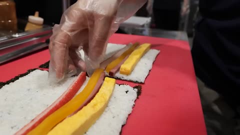 Omelette cheese egg roll