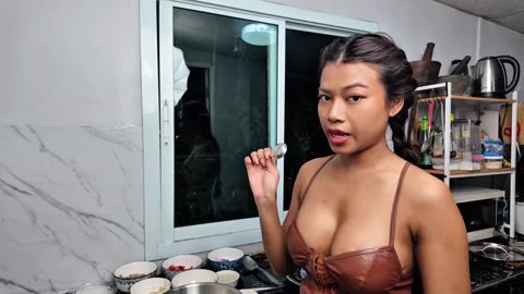 World's Most sexy Lady cooking magic ✨
