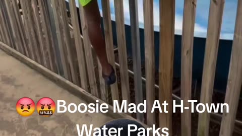 Boosie Breaks Inside the Water Slide 🤣😂