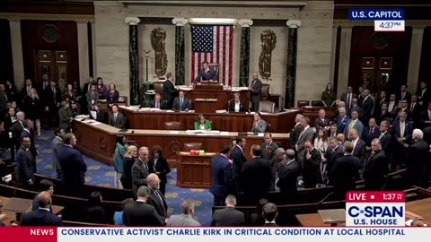 House of Representatives- a 'minute of silence' for Charlie Kirk