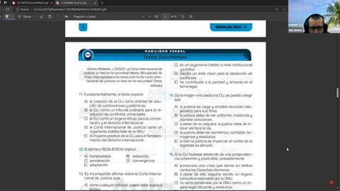 AULA 20 REGULAR 2025 - 1 | Semana 15 | RV