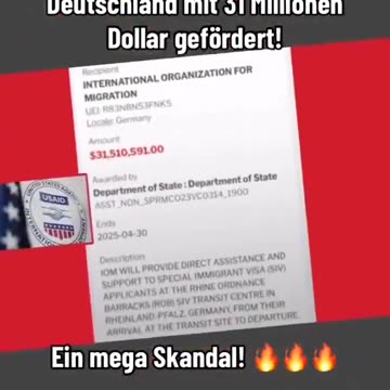 Democ(R)ates - USAID has supported mass migration to Germany with 31 million dollars