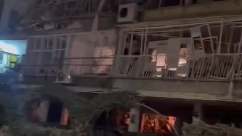 — 🇮🇱/🇮🇷 Widespread destruction in Tel Aviv following Iran's fifth missile strike on Israel