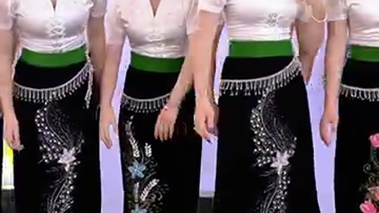 Fascinated by the morning group dance