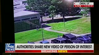FBI Shares New Footage Of Kirk Assassin Fleeing The Utah Valley Campus