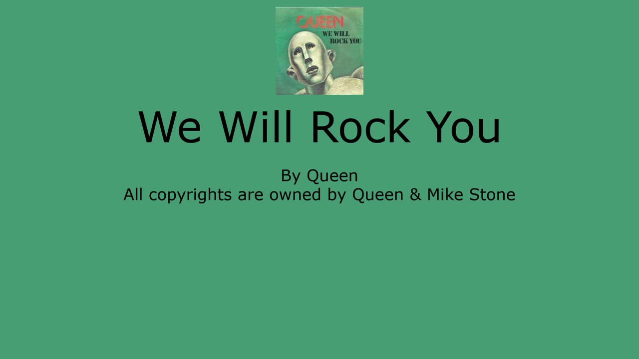 We Will Rock You