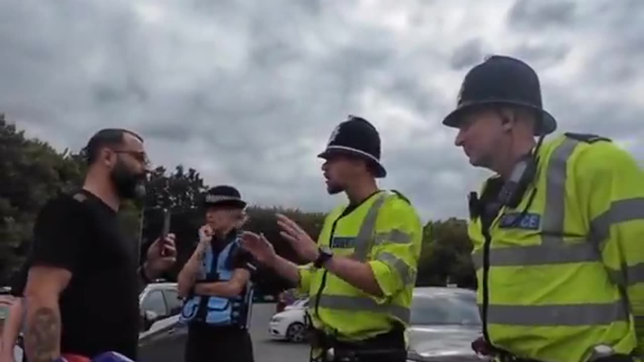 Flag stealing cat lady