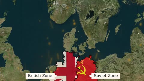 Germany Occupation Zones (1945 AD) vs Germany Reunified (1990 AD)-9