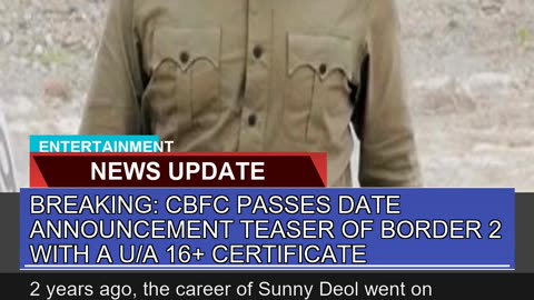 Breaking Cbfc Passes Date Announcement Teaser of