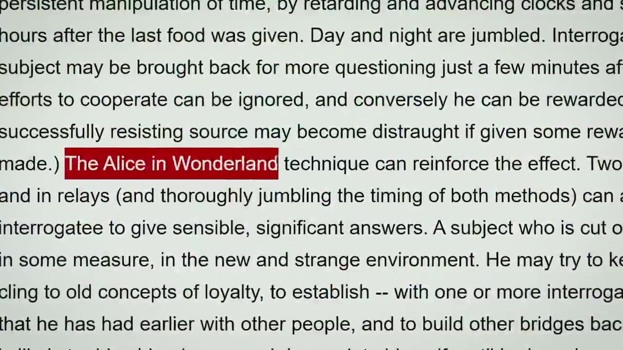 Fall Down the Rabbit Hole: The Alice in Wonderland Technique.