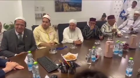 French "Imam" tried to kiss Israeli Minister Moshe Arbel’s hand during his visit to Israel