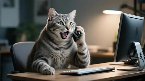 Kitten Collects Trash on the Street – Joining the Recycling Contest to Protect the Environment !