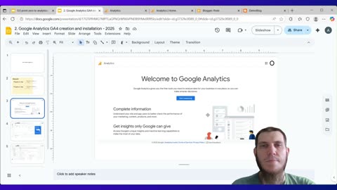 2.1. Creating GA4 pt.1/3 explaining new Google Analytics 4 account and property