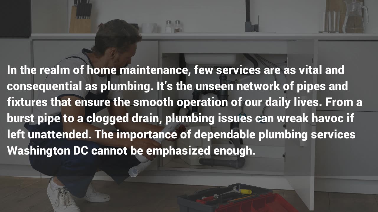 DJ's Plumbing Services Washington DC Where Customer Satisfaction Comes First