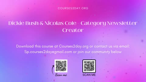 [GET] Dickie Bush & Nicolas Cole - Category Newsletter Creator