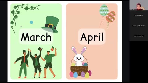 Days and months Class (12)