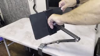 Heavy Duty PhoneTablet Metal Holder Adjustable Foldable Stand Universal Lazy Bracket 360° Rotation