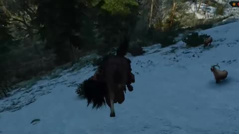The Witcher 3 two-legs horse