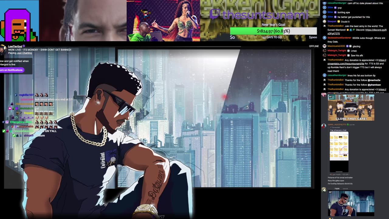 Busy night but I am here in spirit (and chat) | LowTierGod Restream Live 🔴