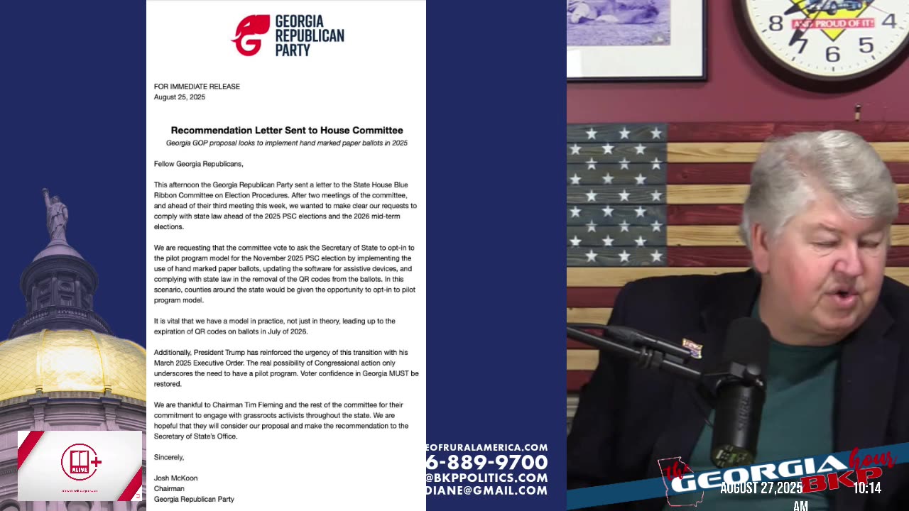LIVESTREAM - 8:00am ET - Voice of Rural America with BKP