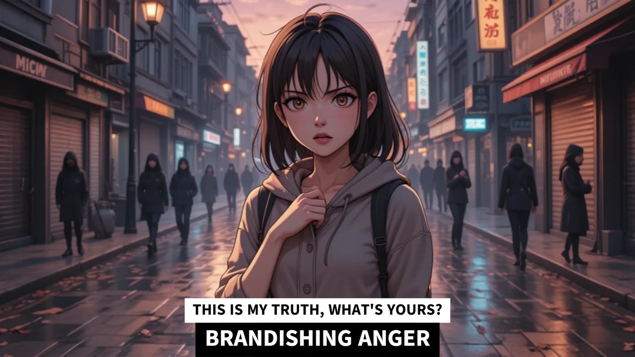 BRANDISHING ANGER