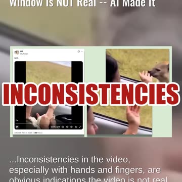 Fact Check: Video Of Hyena Biting Woman's Hand Through Open Car Window Is NOT Real -- AI Made It
