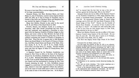 The Jews and Masonry in the United States before 1810 by Samuel Oppenheim (1910) 3 of 6