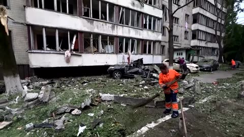 Student escapes with scratch as Russian missile fragment hits dorm