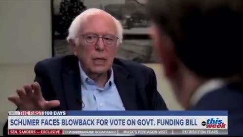 Bernie Sanders stormed out of an interview