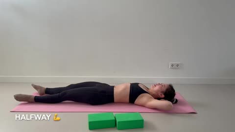 Quick 4 Min Back, shoulders and abs Workout 🔥 (Yoga Block Only) | At-Home Follow Along