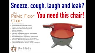Sneeze, cough, laugh or leak? Pelvic Floor chair delivers excellent results!