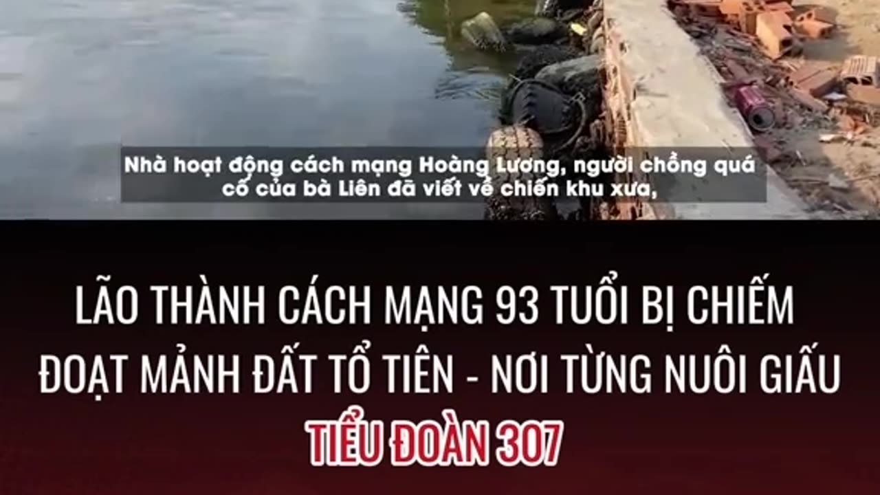 Bà Huỳnh Kim Liên từng nuôi giấu tiểu đoàn 307 ở Cà Mau , 93 tuổi còn bị lũ Vịt+ vô ơn cướp đất