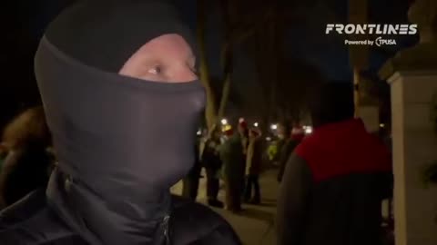 Anti-ICE Protestor explains his reasoning for being outside of Minnesota Governor Tim Walz’s house