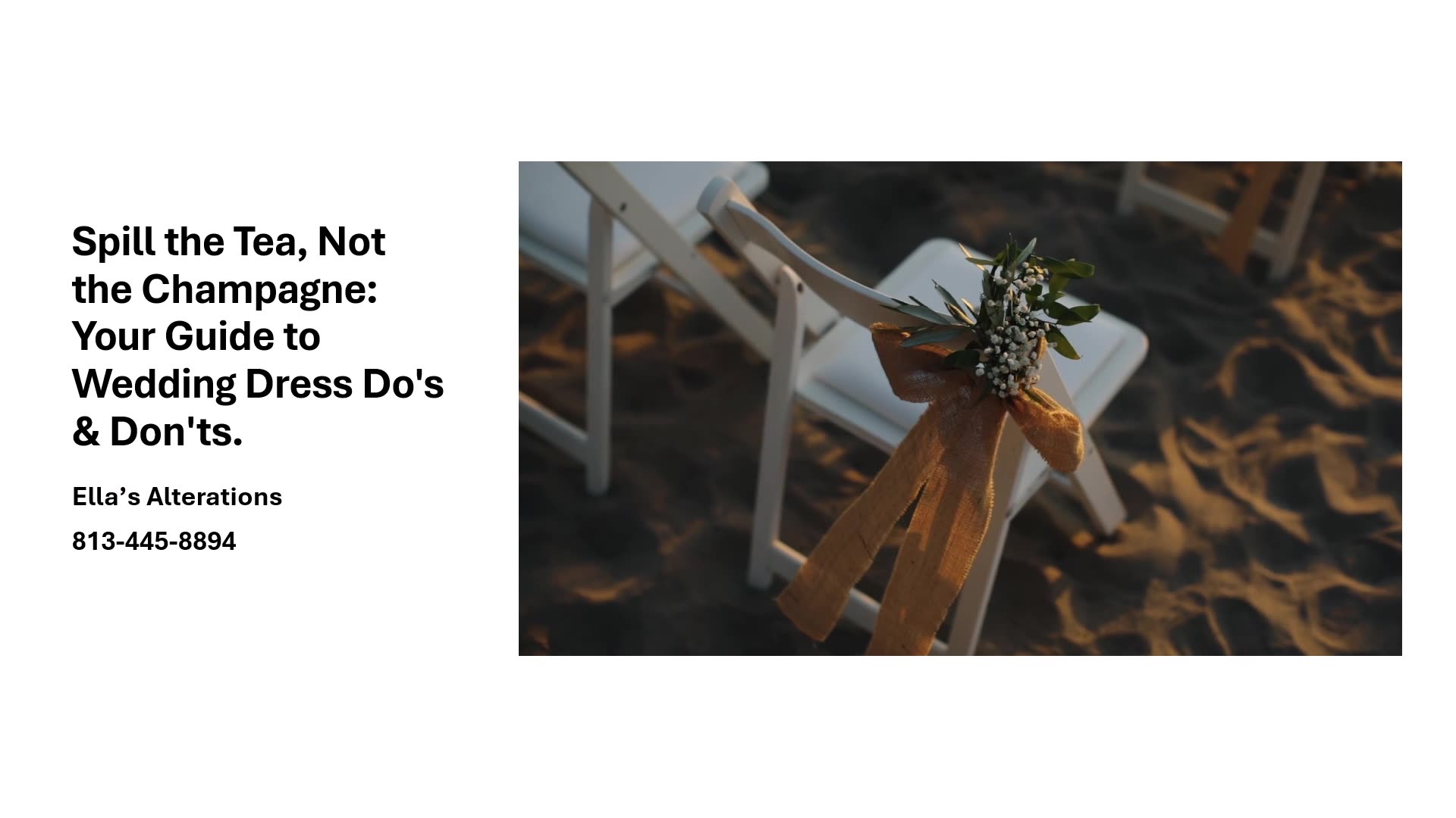 💍Spill the Tea, Not the Champagne: Your Guide to Wedding Dress Dos & Donts. 💍